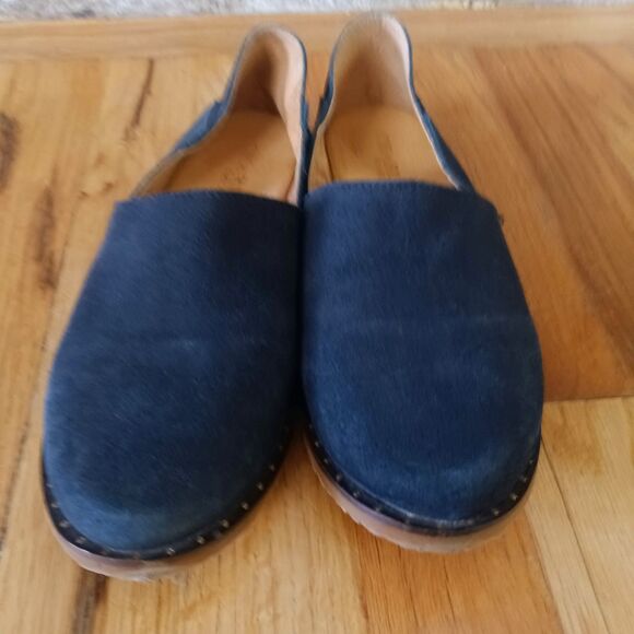 Charleston Shoe Co. Suede Alton Loafers black slip-on sz. 7 - Picture 2 of 6